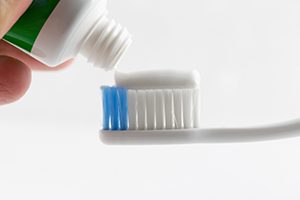 MI Paste on Toothbrush