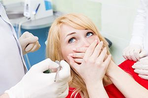 Woman with Dental Phobia