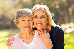 Elderly Mother and Daughter